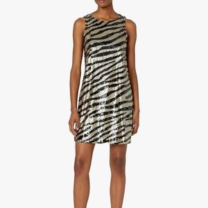 Trina Turk Zebra Sequin mini